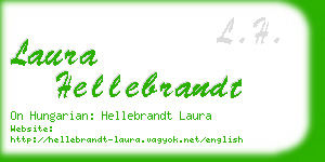 laura hellebrandt business card